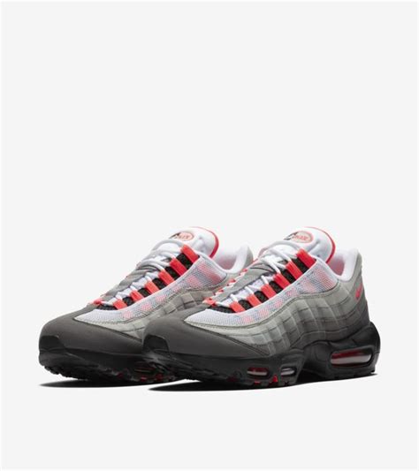 Nike Air Max 95 'White & Solar Red & Granite' Release Date